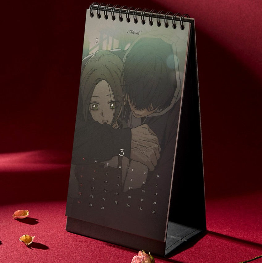 Tears on a Withered Flower : 2026 Desk Calendar