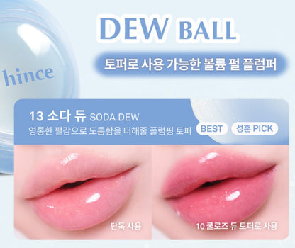 Hince Raw Glow Dewy Ball 13 colors Lip balm