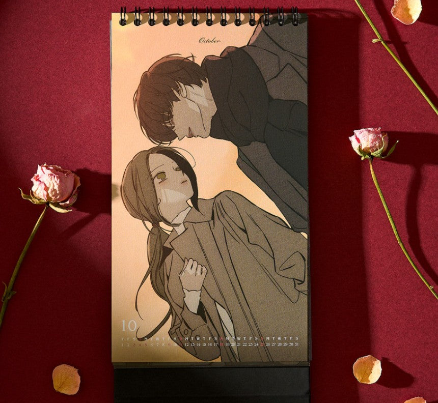 Tears on a Withered Flower : 2026 Desk Calendar