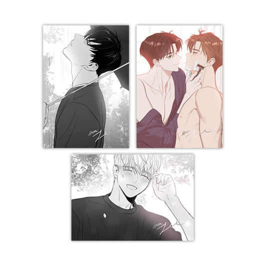 [collaboration cafe] Author Zec(Lover Boy, Sparkling Baby) : Lover Boy Illustration art board set(3p)