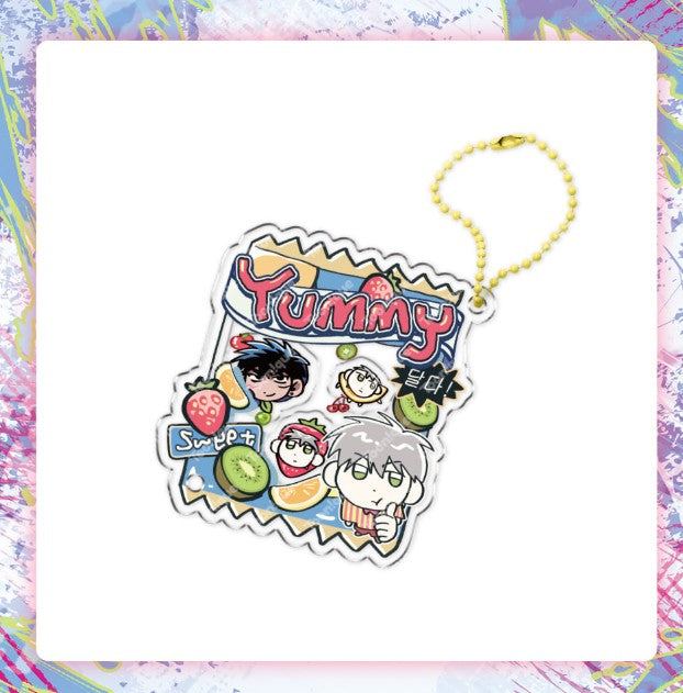 [collaboration cafe] Kill Me if You Can : Acrylic Shaker Keyring