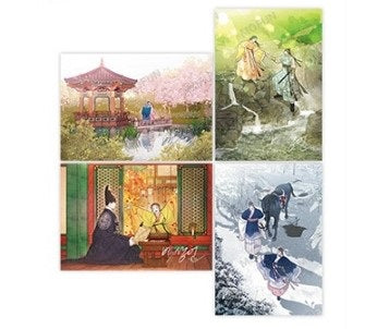 [Mofun Cafe] Gale Of The God : Illustration Artboards Set(4p)