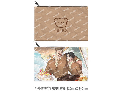 [collaboration cafe] Honey Bear : Tyvek Pouch Set