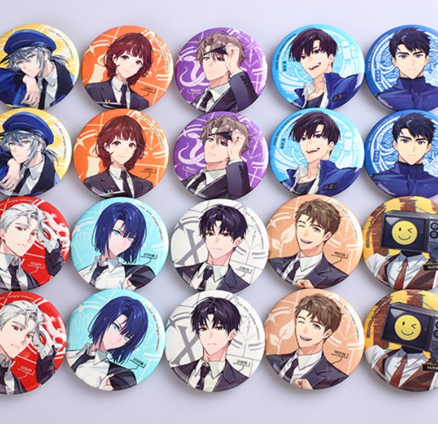 [POP UP] Got Dropped into a Ghost Story, Still Gotta Work : Random LD Glitter Can Badge