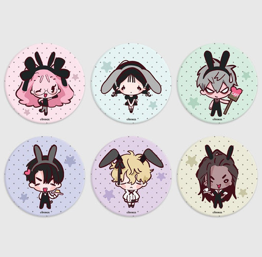 [pre-order][Aniplus Cafe] Alien Stage : Random SD Can Badge 6 types