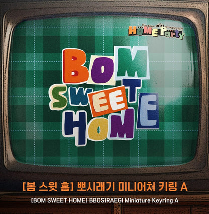 [BOMTOON POP-UP][10th Anni. Home Party][BOM SWEET HOME] BBOSIRAEGI Miniature Keyring A