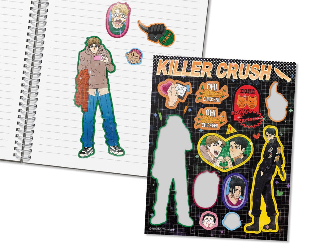 [collaboration cafe] Killer Crush : LP Coaster Set