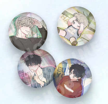 Low Tide in Twilight : Can Badge Set