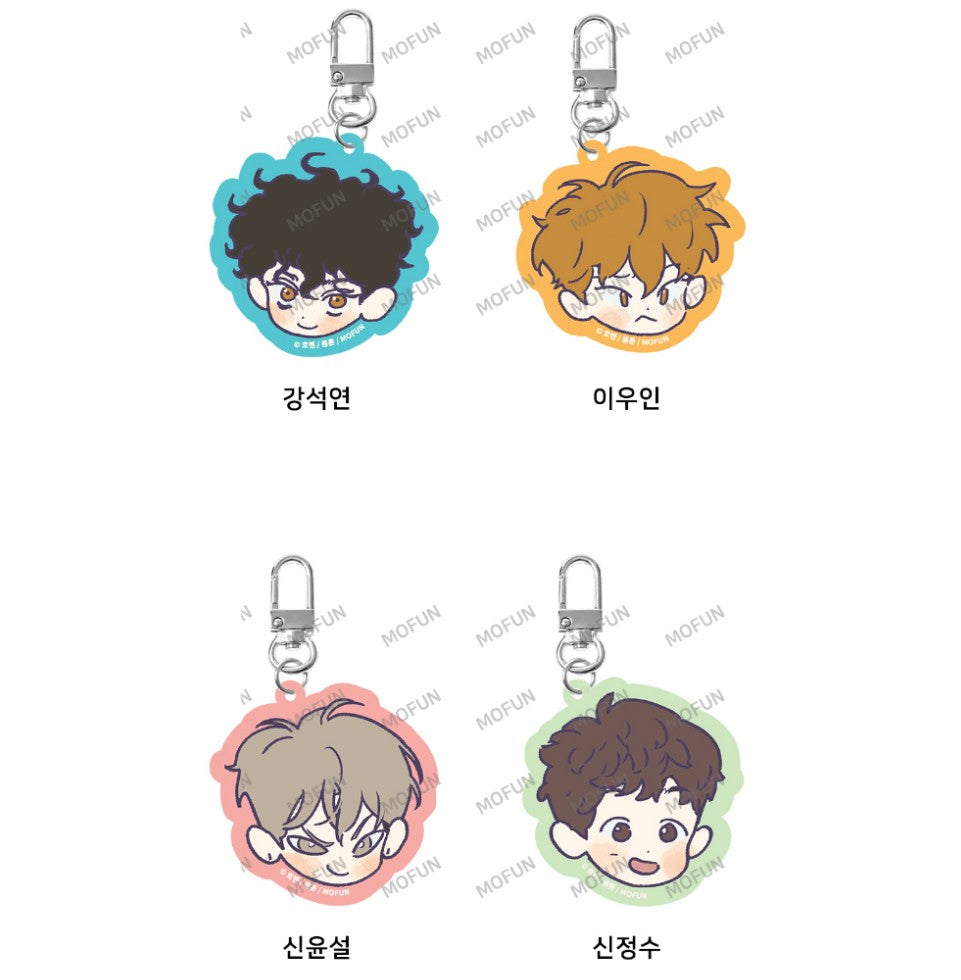 100% Clean up!(Mr. 100% Perfect!) : acrylic keyring