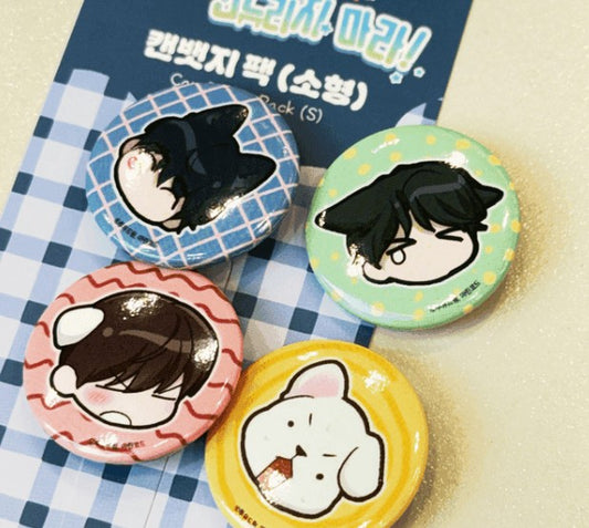 [pre-order] Paws & Claws : Can Badge Pack(S)