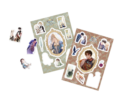 [pre-order][Toonique Cafe] The Villainess Lives Again : Half Cut Sticker Set