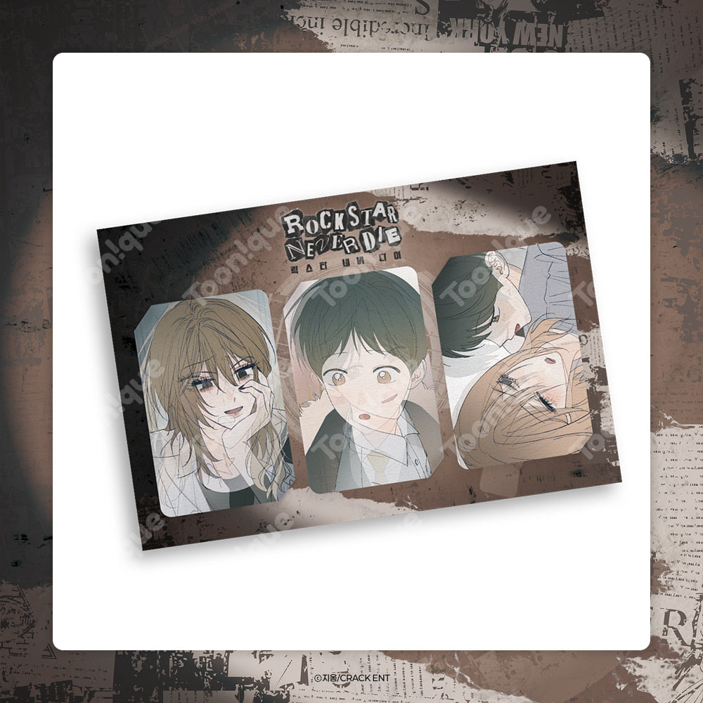 [pre-order][Toonique Cafe] Rockstar Never Die : Lenticular Photocard Set