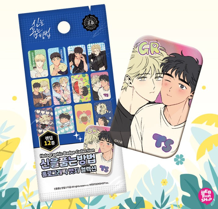 [pre-order] The Sacred serpent's Seduction : Square Holographic Badge (12 Types / Random)