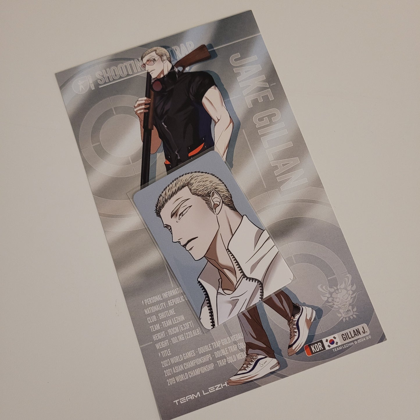 Team Lezhin 2024 Season's Greetings : Shutline JAKE photo card and postcard