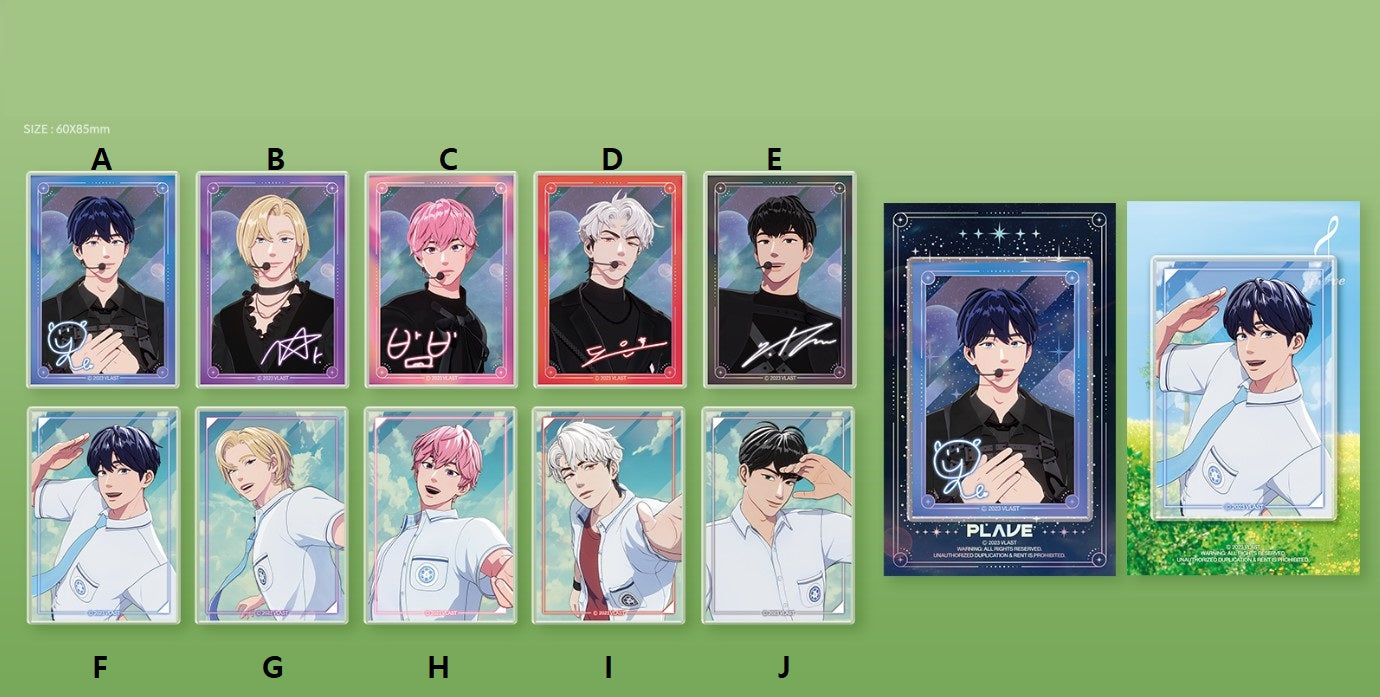 [pre-order][collaboration cafe] PLAVE : Acrylic Card