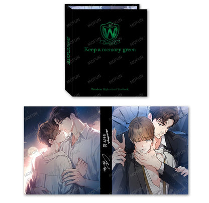 [ready to ship][collaboration cafe] Love History Caused by Willful Negligence : Collection Card Binder + 4 cut postcard
