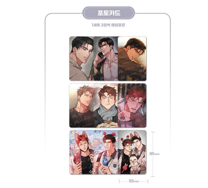 Dog and Bird : Mr.Blue Monthly Photo Card