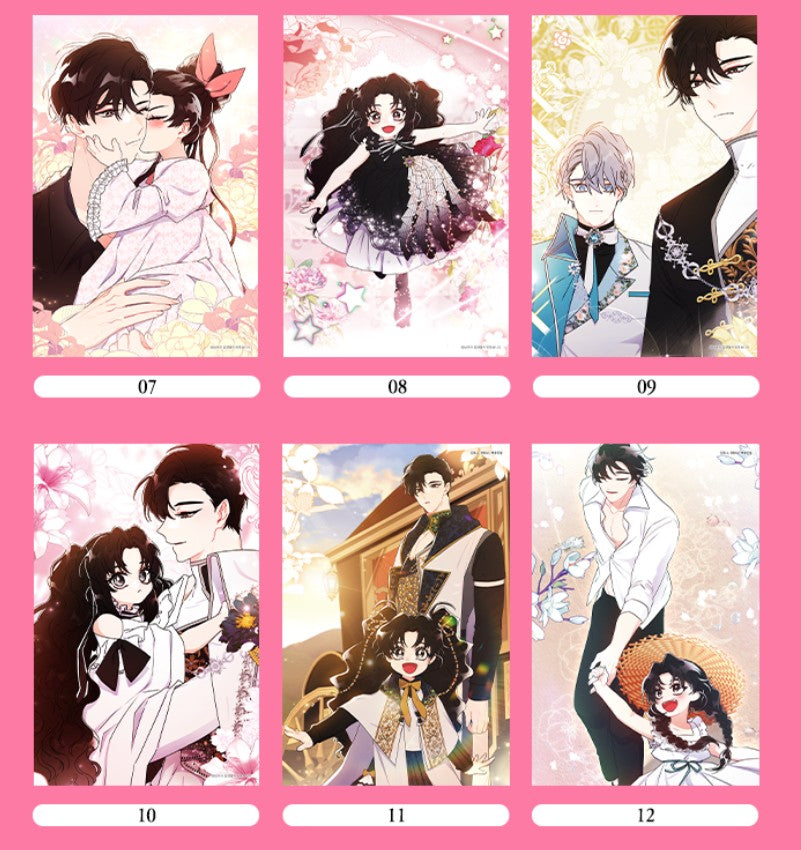 [pre-order] The Male Lead's Little Lion Daughter : Postcards, 14 Types