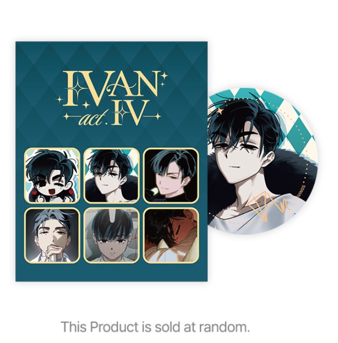 ALIEN STAGE : IVAN act.IV Random Sign Pin Button