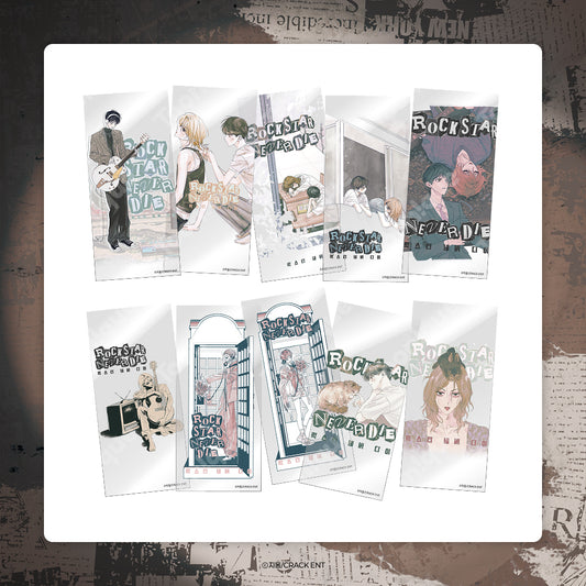 [pre-order][Toonique Cafe] Rockstar Never Die : Transparent Bookmark
