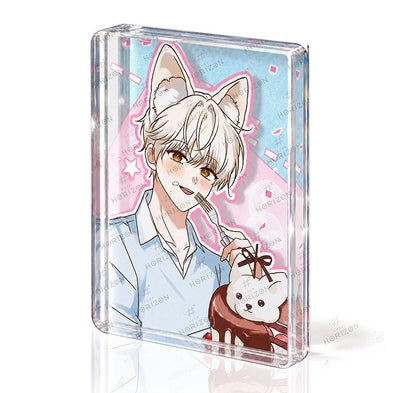 [pre-order] The Fox's Love Refresher : Happy Birthday to Flynn Acrylic Block