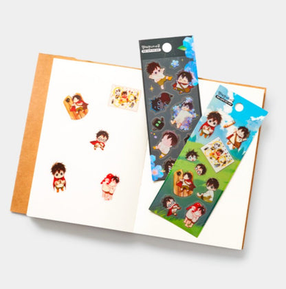 On the Way to Meet Mom : transparent stickers