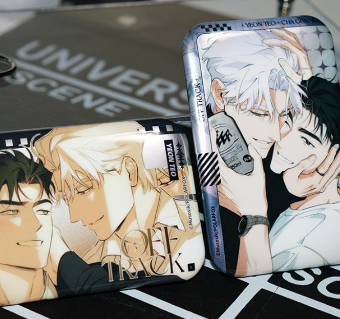 [pre-order] OFF TRACK : Square Can Badge A/B VER.