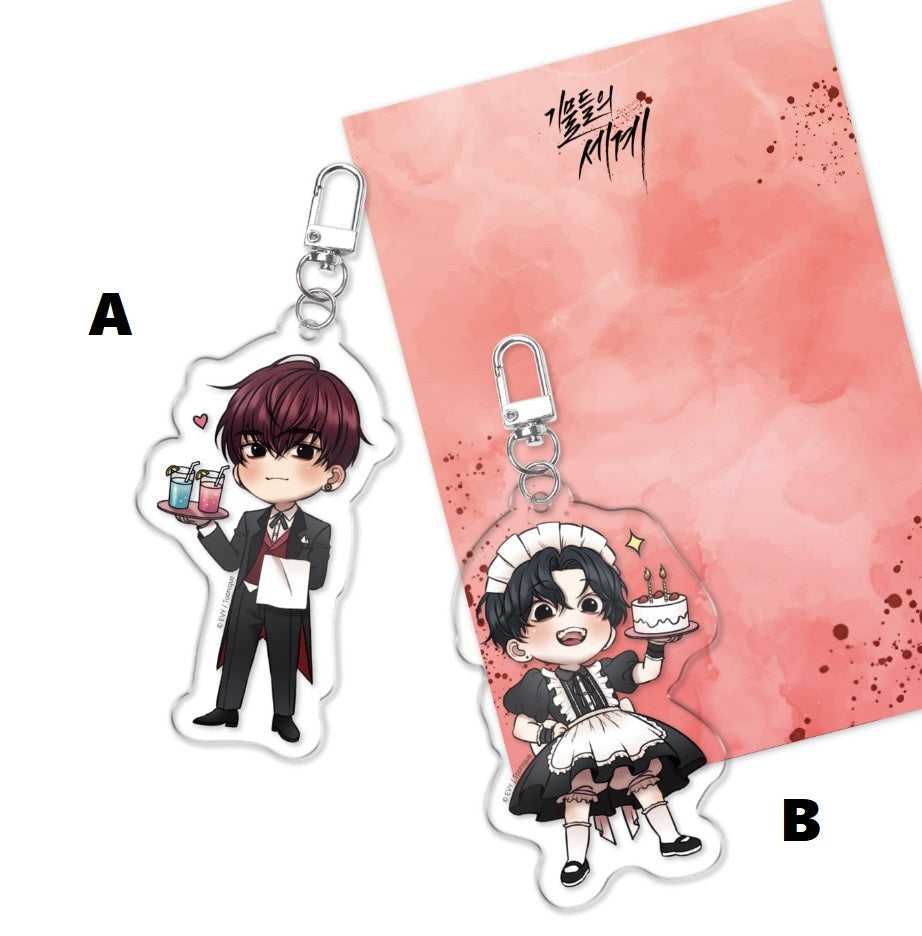 [Flash Sale][collaboration cafe] The Pawn's Revenge : SD acrylic keyring