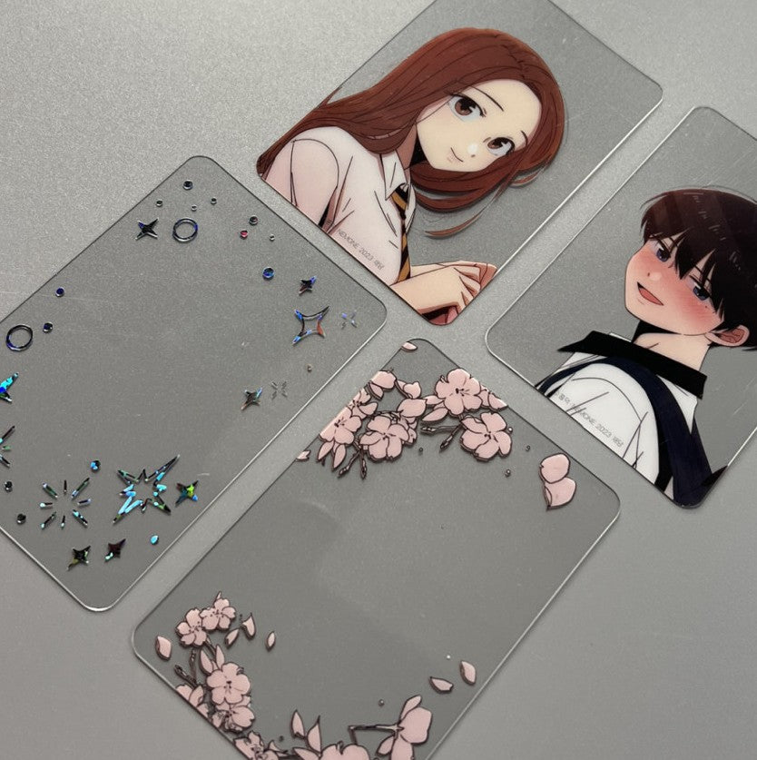 Seasons of Blossom : Transparent photo card