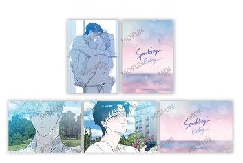 [collaboration cafe] Author Zec(Lover Boy, Sparkling Baby) : Sparkling Baby Illustration art board set(3p)