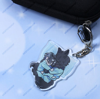 Write Me, Touch Me, Read Me : Couple Acrylic Keyring