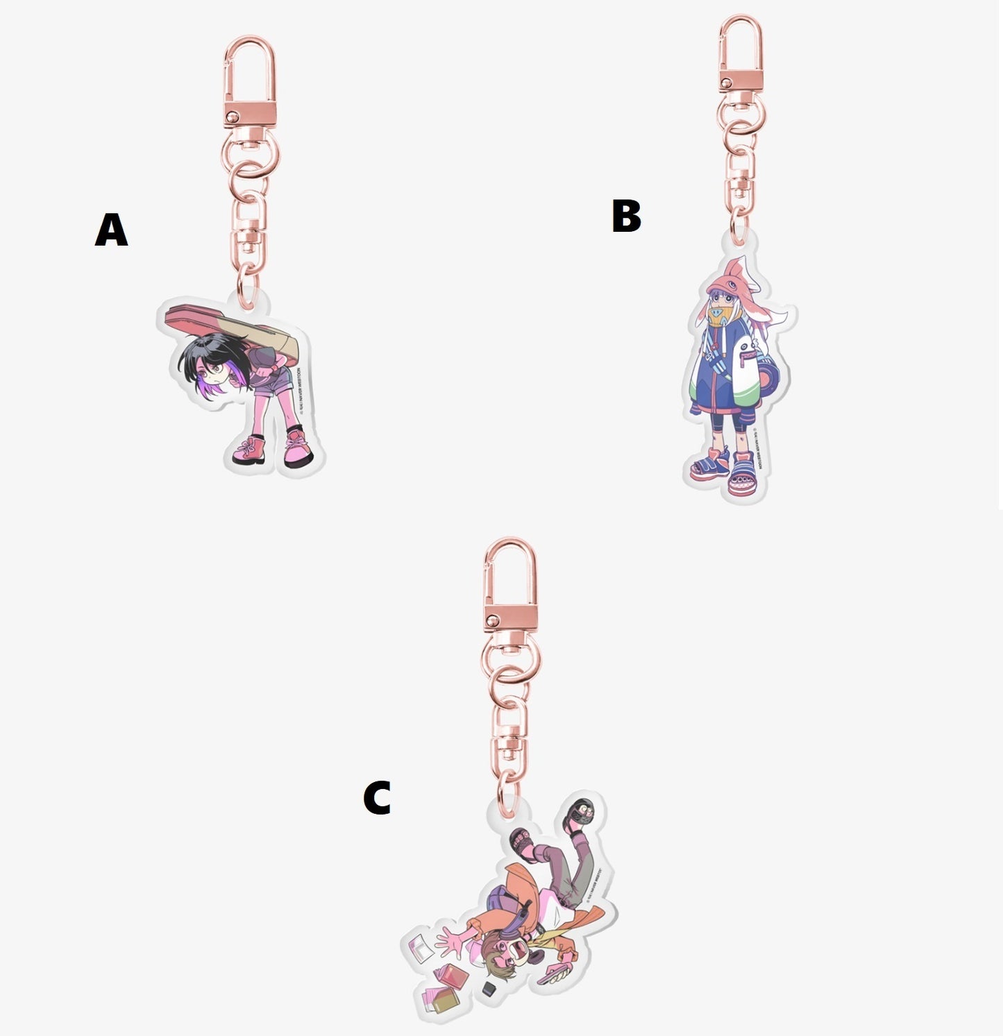 [pre-order] my bias gets on the last train : Acrylic Keyring