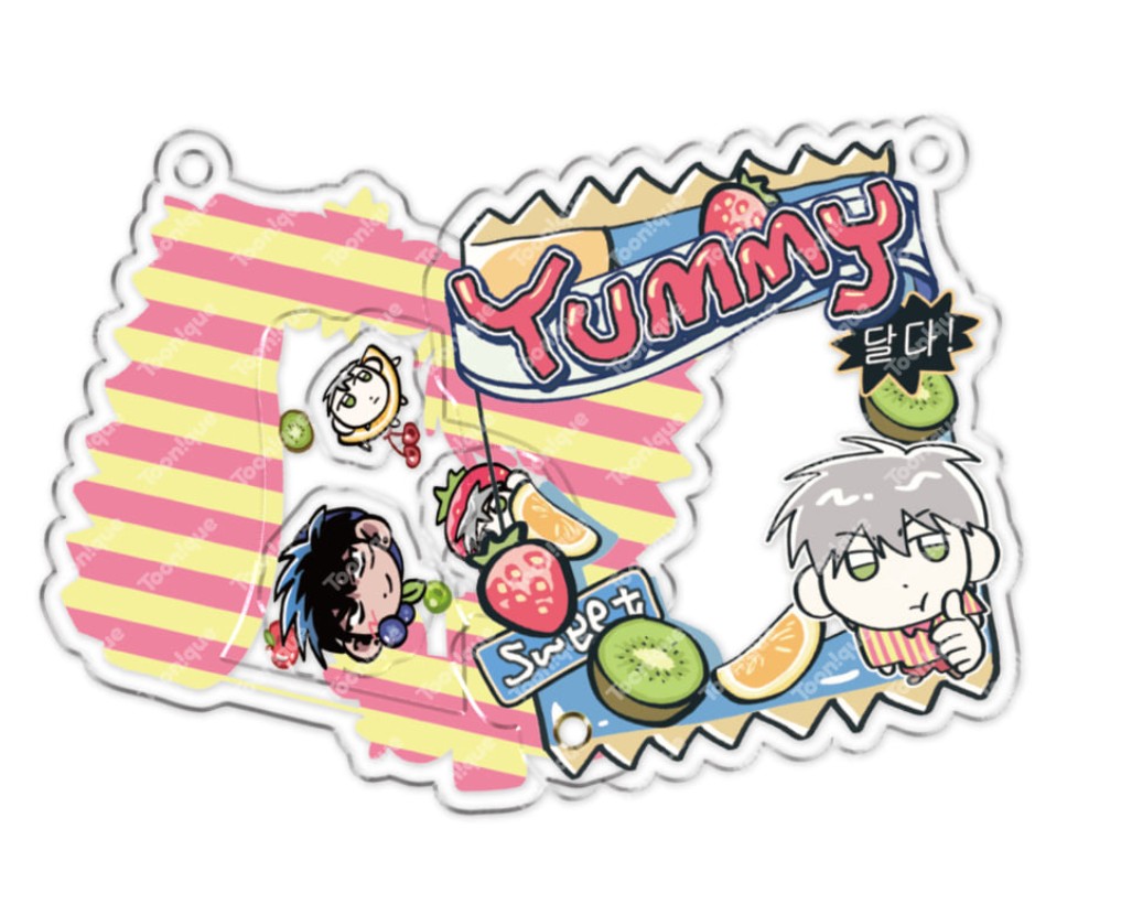 [collaboration cafe] Kill Me if You Can : Acrylic Shaker Keyring