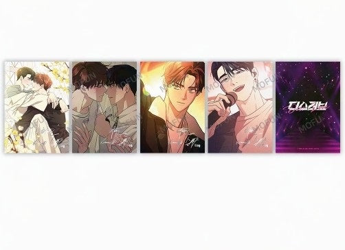 [collaboration cafe] Diss Love : Illustration art board set(4p)