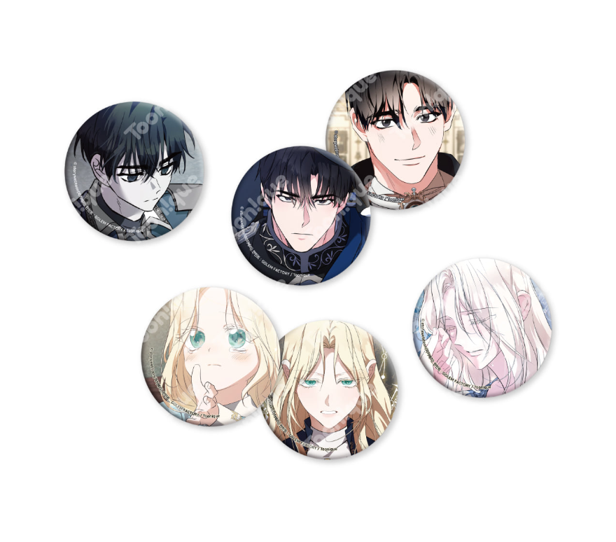 [pre-order][Toonique Cafe] The Villainess Lives Again : Can Badge Set