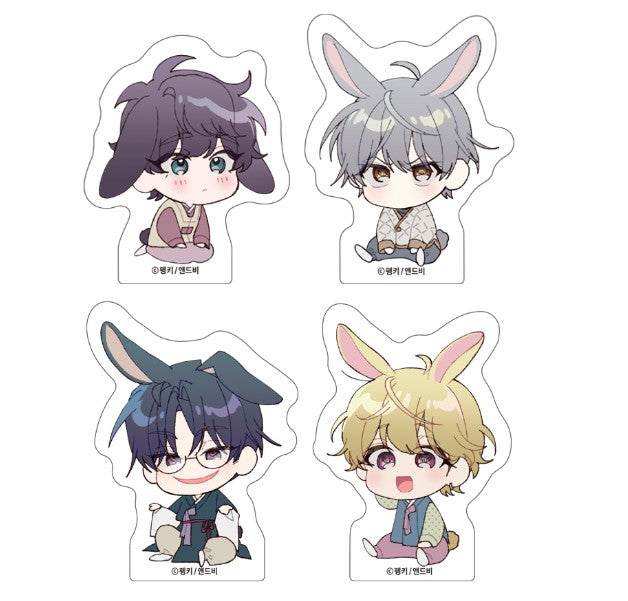 Merry Marbling : Rabbit Acrylic Block Set