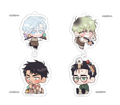 [out of stock] Stranger Than Friends : Acrylic Keyring