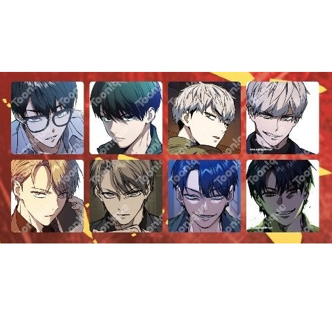 [Toonique Cafe] Study Group : 8 coasters set