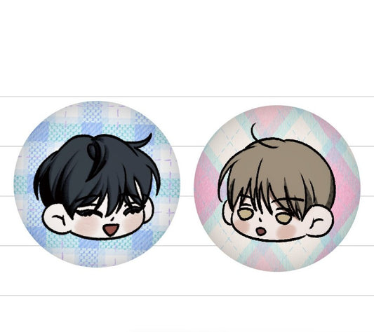 [Be On Cafe] Friend or Faux : Can Badge Set