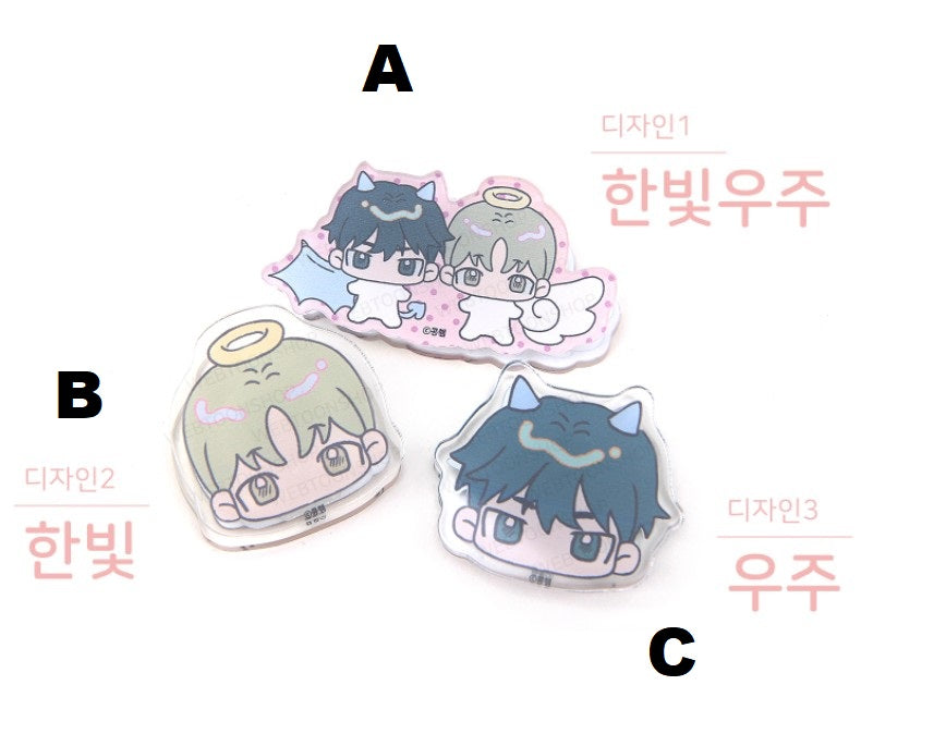 [pre-order] Pond Where Flowers Fall : Acrylic Clip