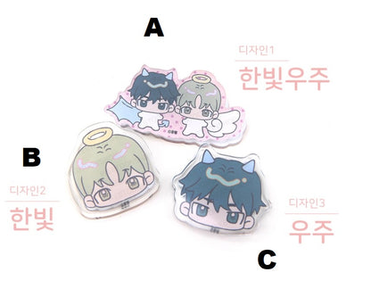 [pre-order] Pond Where Flowers Fall : Acrylic Clip