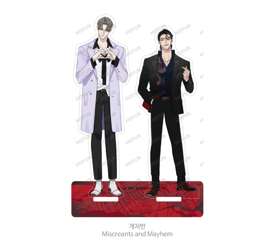 [collaboration cafe] Brothers Without A Tomorrow : Miscreants and Mayhem : Acrylic Stand