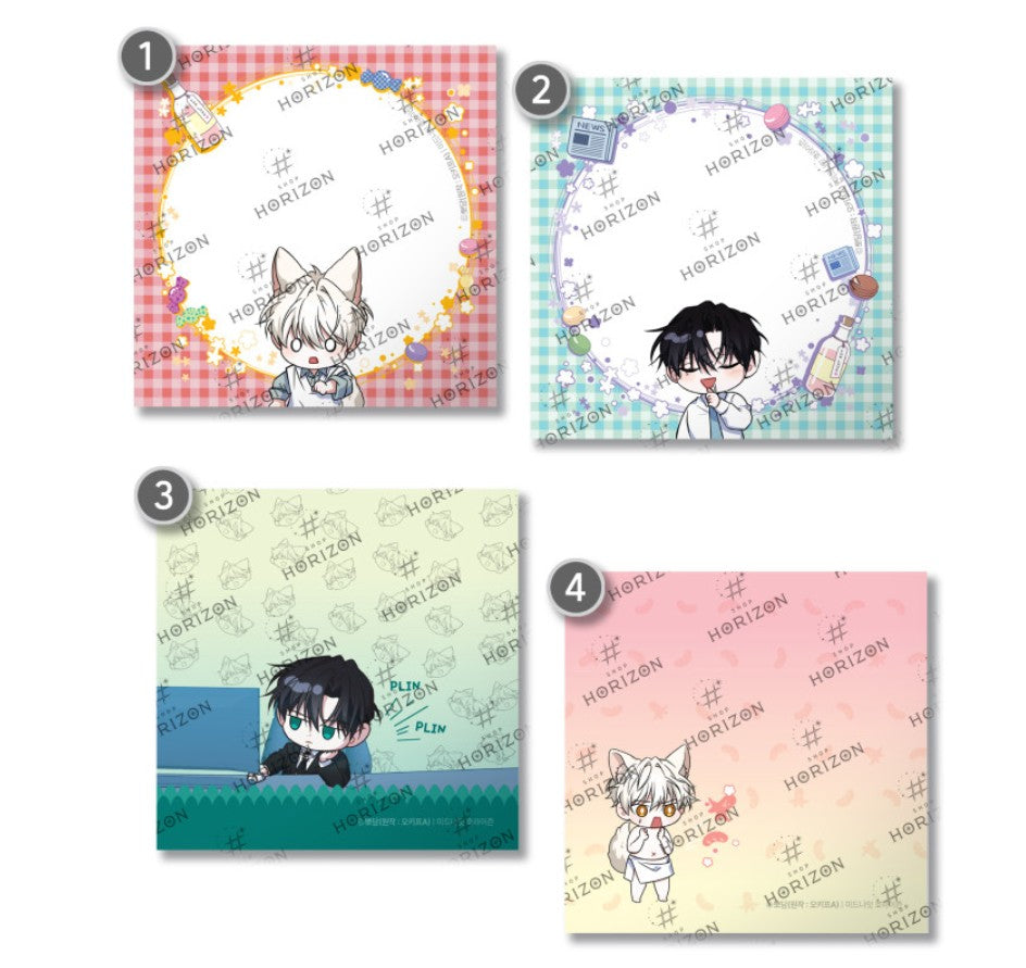 Plin's Love Juice : Sticky Memo Pad 4 Types