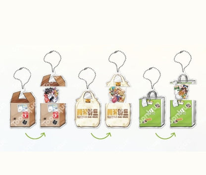 [Toonique Cafe] When Pear Blossoms Bloom : Pull-up Acrylic Keyring