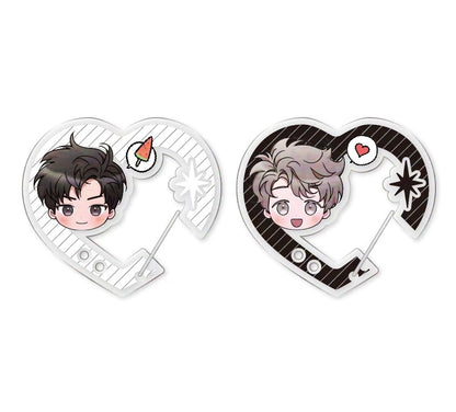 [pre-order][collaboration cafe] My Brother's Lover : Character Carabiner