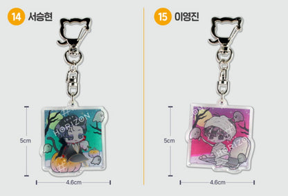 [re-stock] horror island 2023 keyring, The Origin of Species : Acrylic keyring