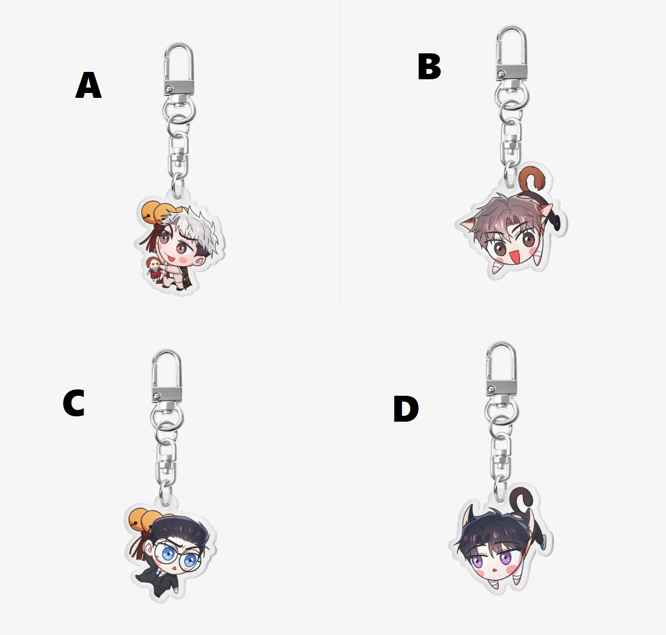 [pre-order] Spooky? Sour, Sweet? : Acrylic Keyring