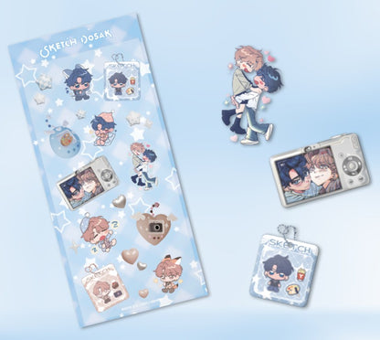 [Be On Cafe] Sketch(off the record) : Epoxy Sticker