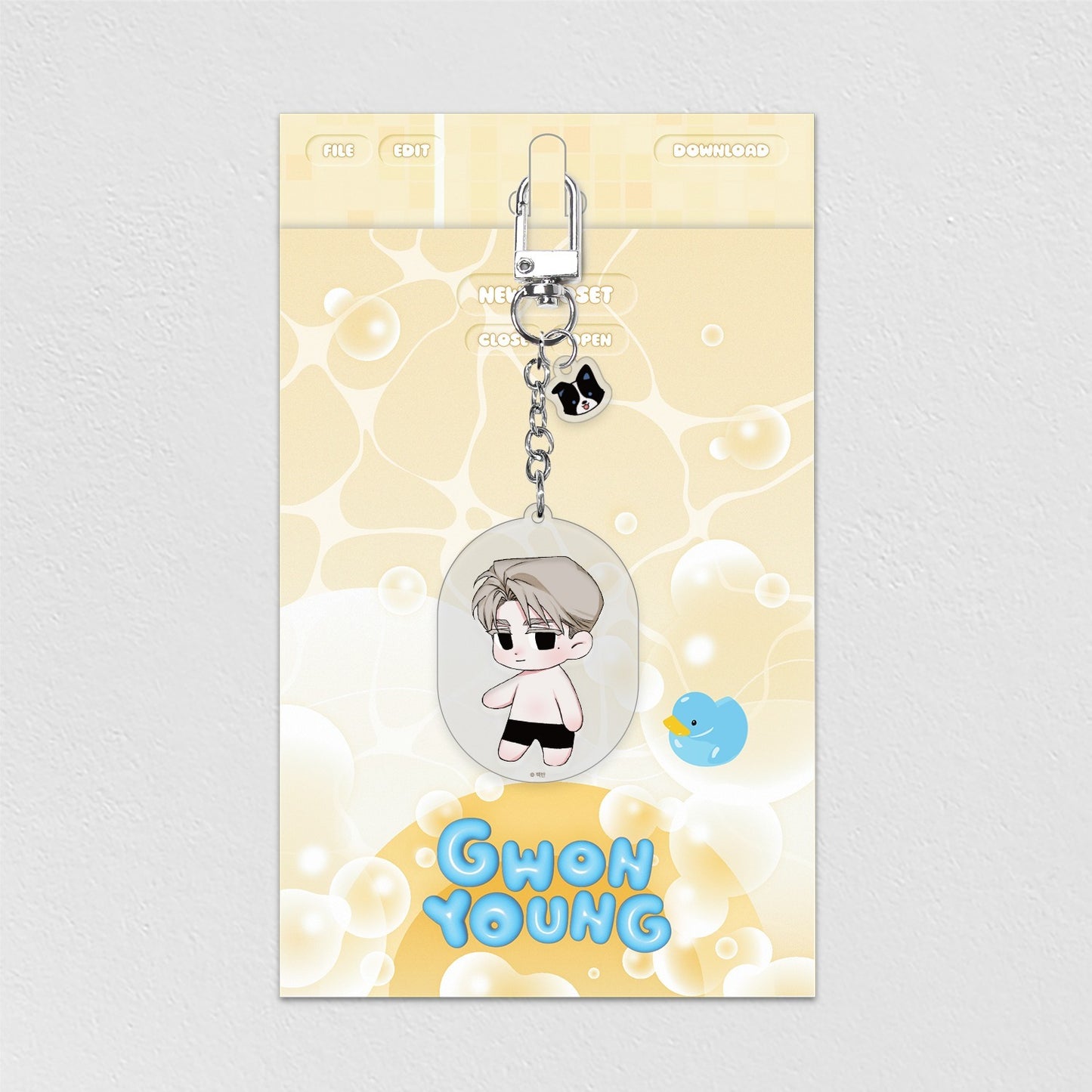 10 years : Dress-up Acrylic Keyring