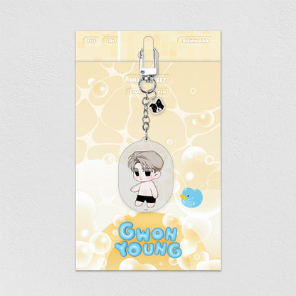 10 years : Dress-up Acrylic Keyring